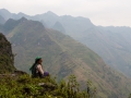 Ha Giang - Break facing the mountain