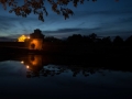 Hue citadel door at night